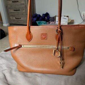 ✨EUC!✨Vintage Dooney & Bourke Brown Leather Tote Bag